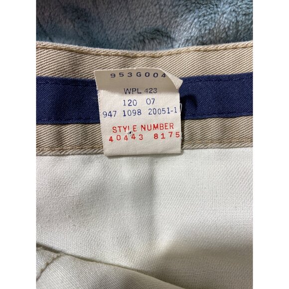 Dockers Men Khaki Beige W36 L38 Pleated Classic Fit No Wrinkle Preppy Minimalist - Picture 5 of 10